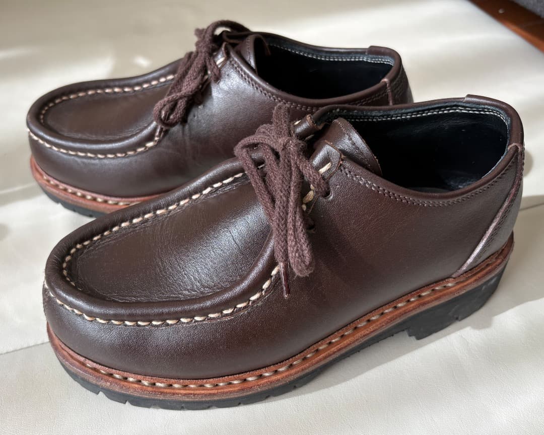 稀少　廃盤品　中山製靴　チロリアンシューズ　23cm　パラブーツ　ミカエル