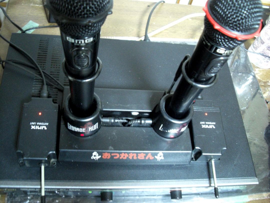 BMB★WT-8500電波式800MHz ワイヤレスマイクセット★取扱説明書付き