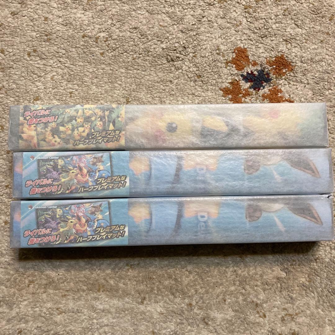 新品未開封 ポケカ ピカチュウの森 ダッシュイーブイズ　プレイマット