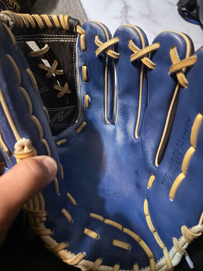 最終値下げ！プロステイタス　2022年限定　型押しレザー　軟式投手用　ZETT