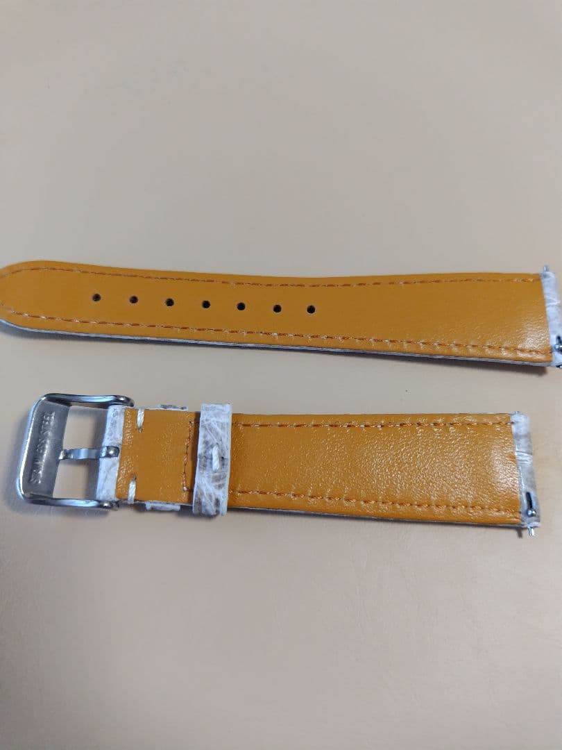 ＊20mm　ワニ革　クロコ　リアルレザー　　ベルト（ホワイト）