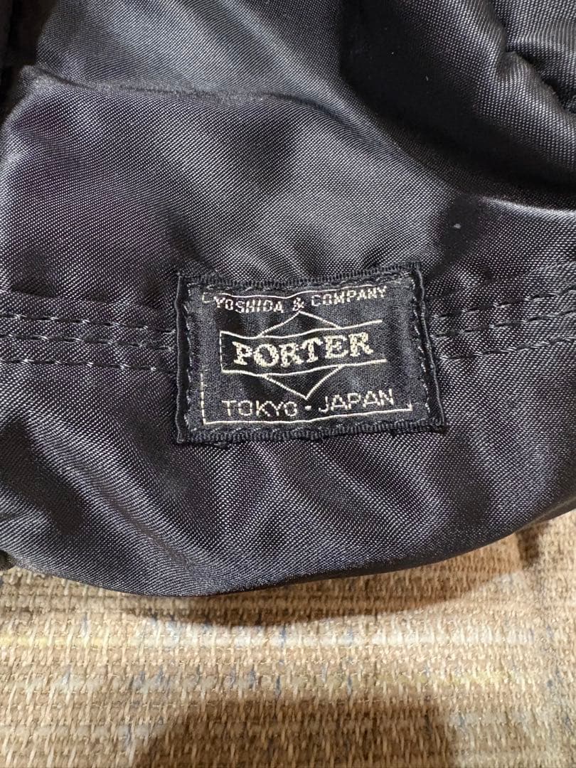 PORTER ブラック ドラムバッグS　タンカー　ボストンバッグ　ハンドバッグ