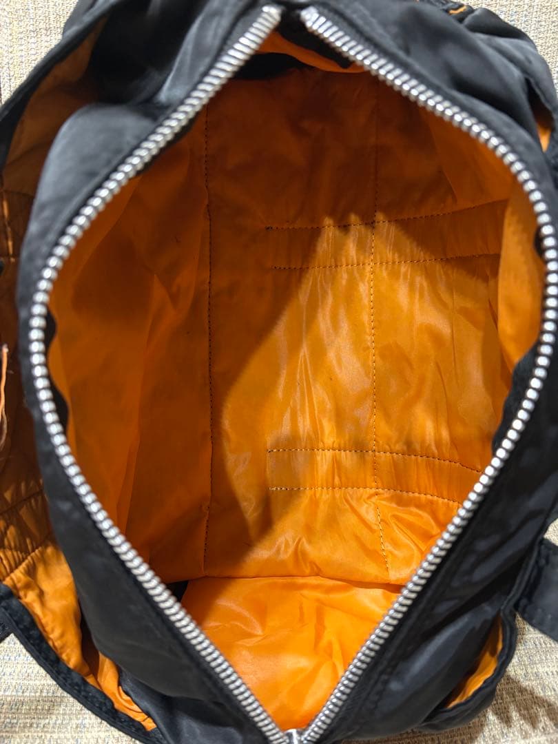 PORTER ブラック ドラムバッグS　タンカー　ボストンバッグ　ハンドバッグ