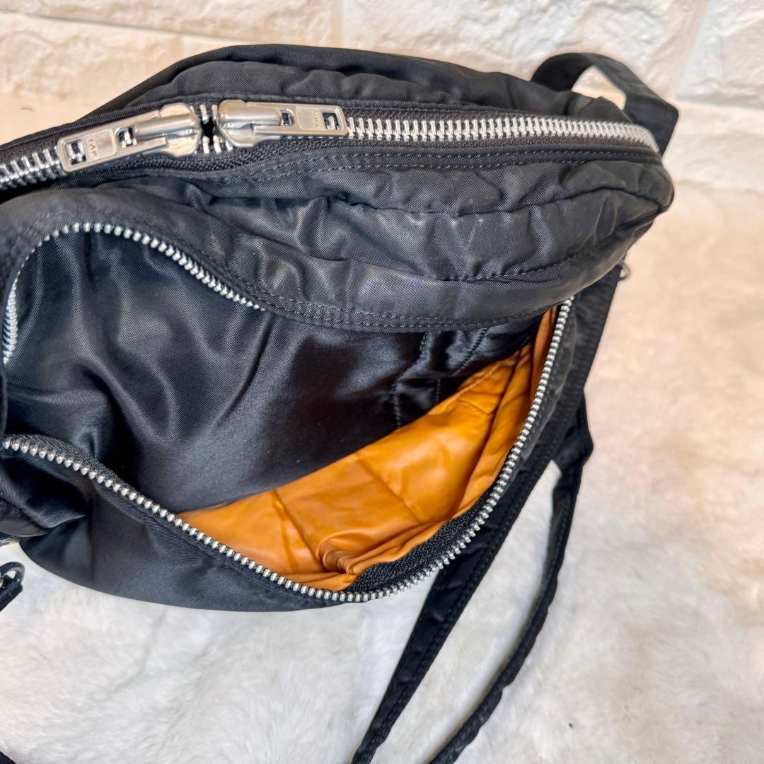 PORTER ポーター タンカー ショルダーバッグ ハーフムーン ブラック