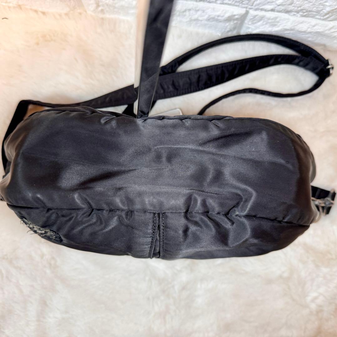 PORTER ポーター タンカー ショルダーバッグ ハーフムーン ブラック