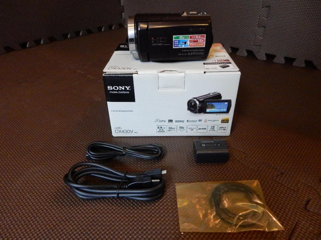 SONY ビデオカメラ Handycam HDR-CX430V