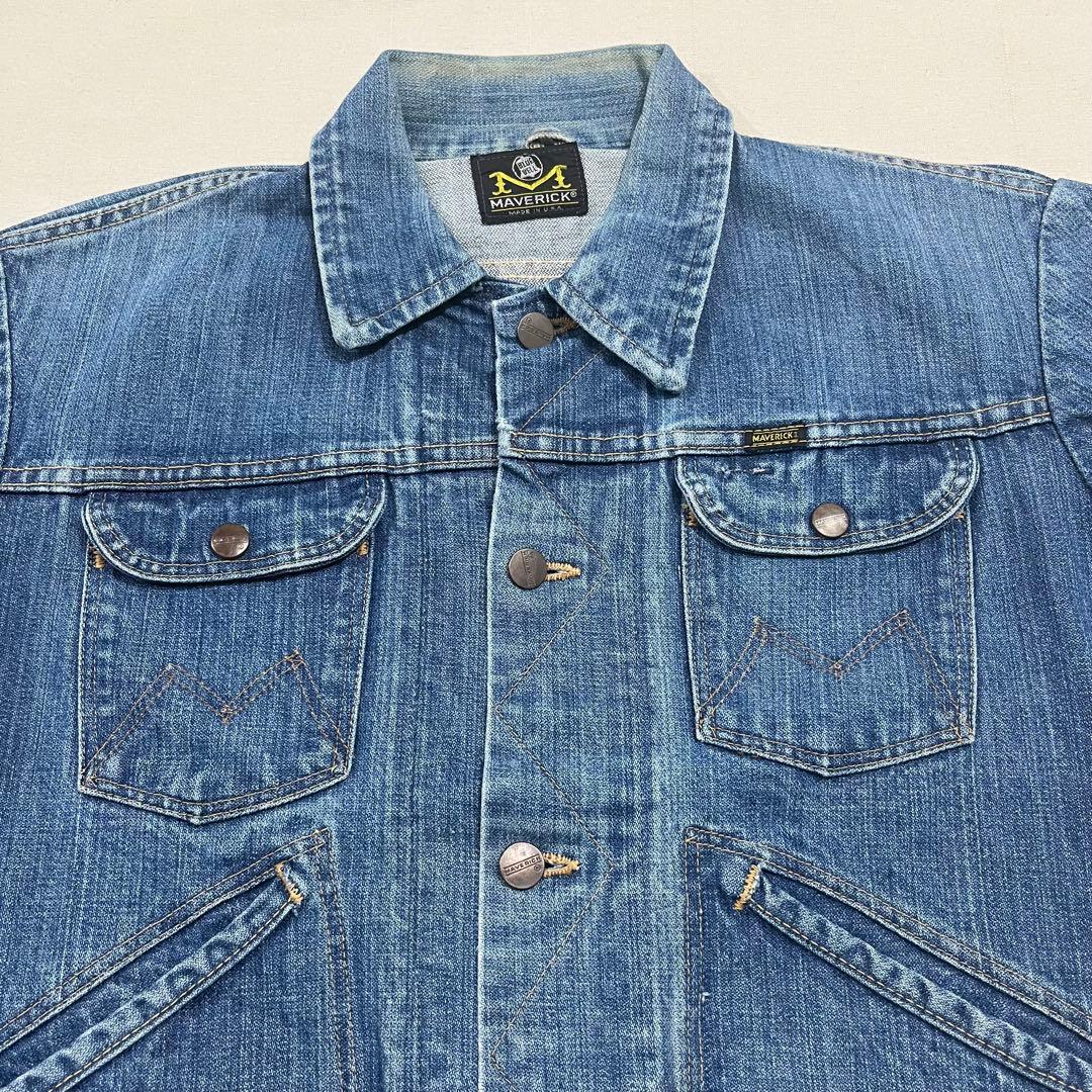 色落ち良 70s Marverick デニム ジャケット USA