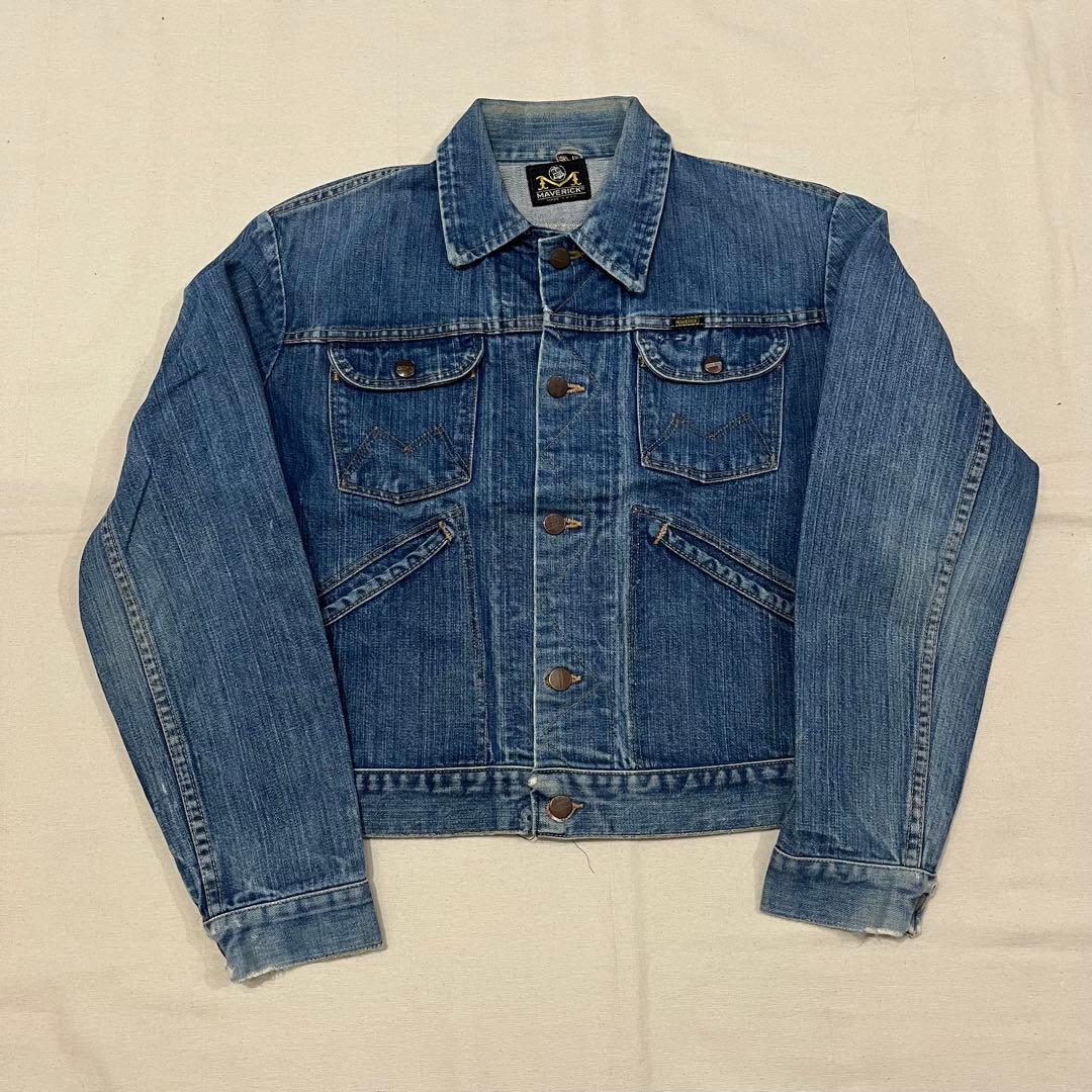 色落ち良 70s Marverick デニム ジャケット USA
