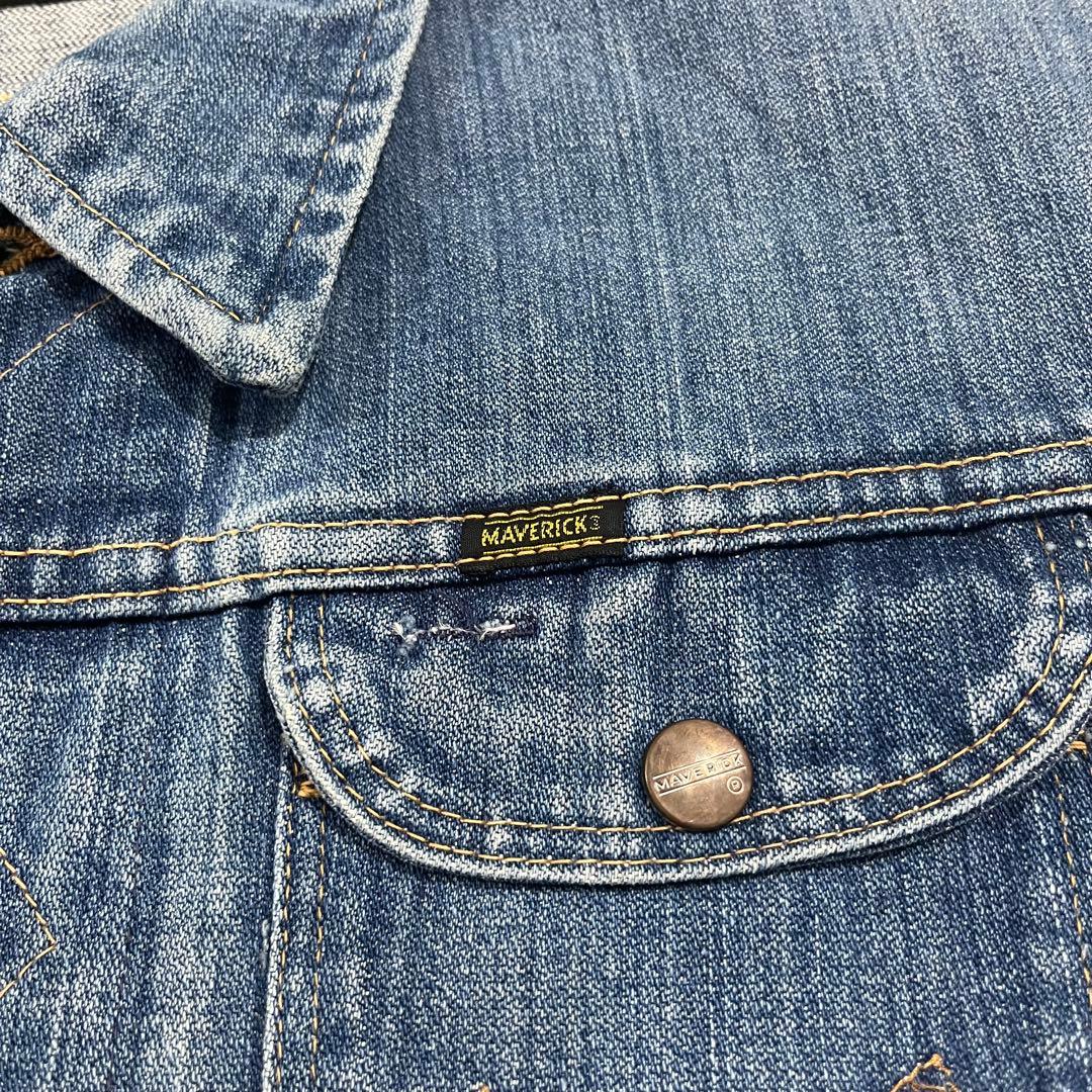 色落ち良 70s Marverick デニム ジャケット USA