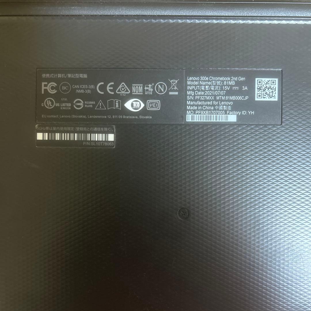 Windowsノート本体 Chrome book