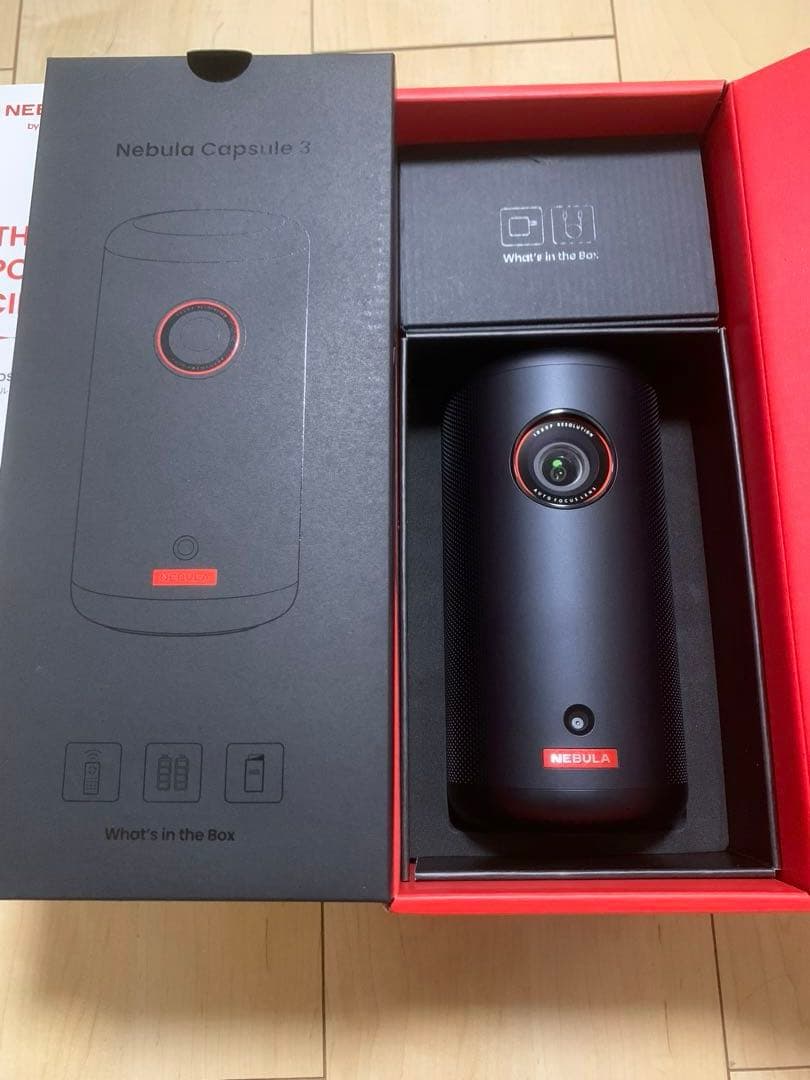 【極美品】NebulaCapsule3プロジェクター＋別売スタンド