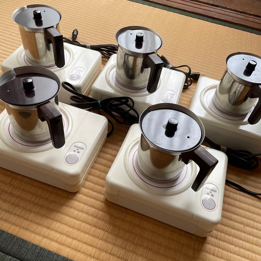 中古 昭和レトロな 300ml 電磁湯沸かし器 シャープ製 5個まとめて！