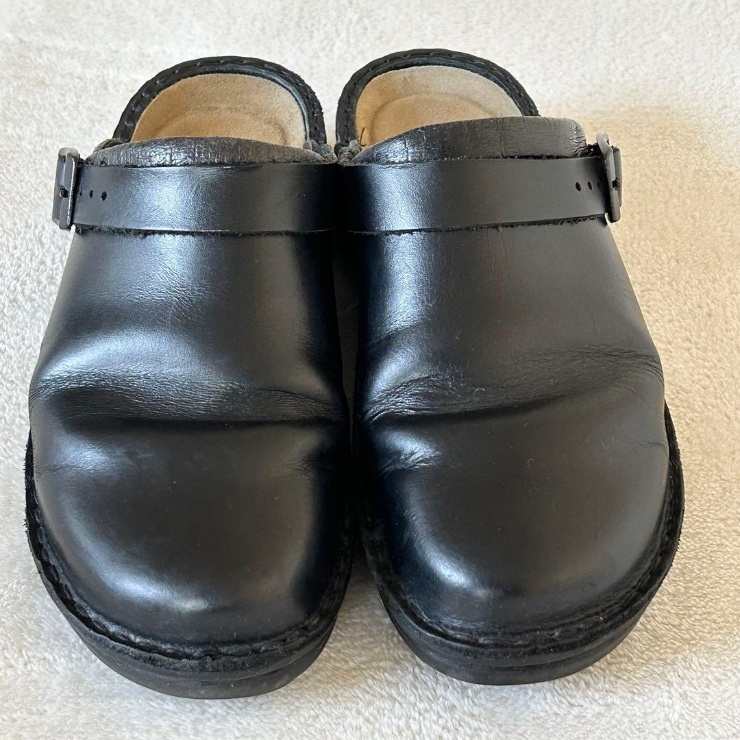 希少　ナオト　アイリス　マットブラック　サポ　レザーサンダル　コンフォート　37