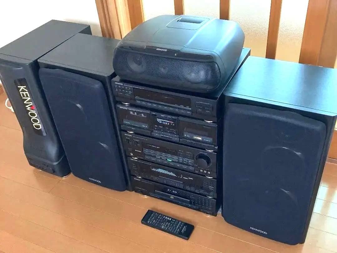 【稀有な逸品】バブル期の贅沢コンポ KENWOOD【ROXY-J5】