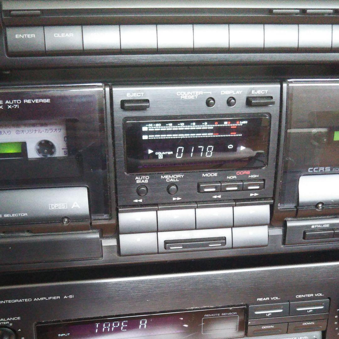 【稀有な逸品】バブル期の贅沢コンポ KENWOOD【ROXY-J5】