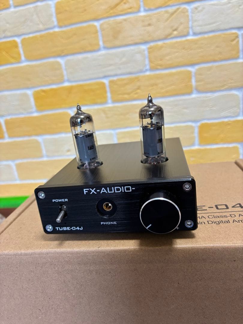 FX-AUDIO TUBE-04J 真空管アンプ fostexスピーカーセット