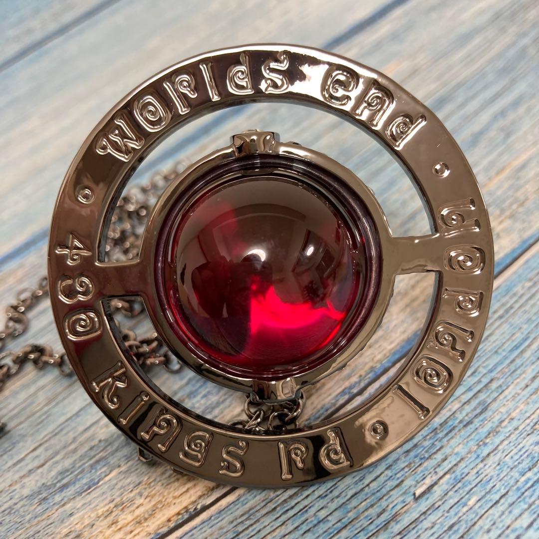 Vivienne Westwood｜ミディアムオーブネックレス　ガンメタ×濃紫