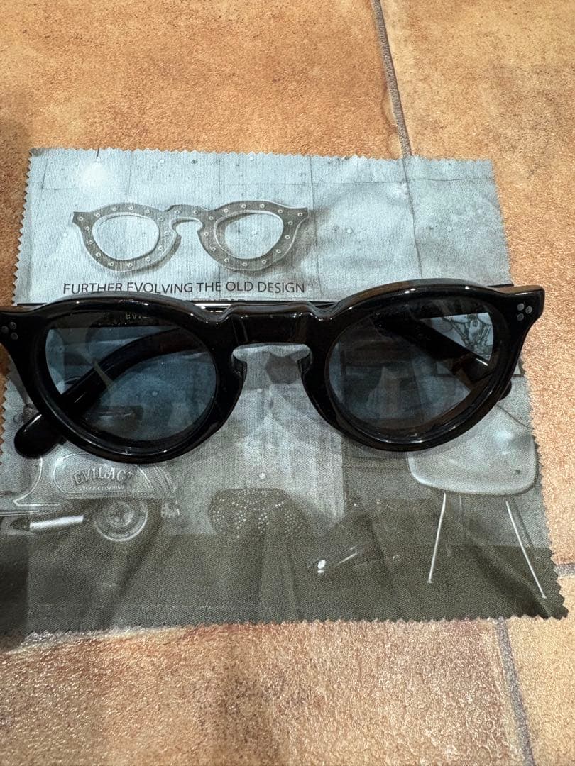 Evilact サングラス ネイビー日本製