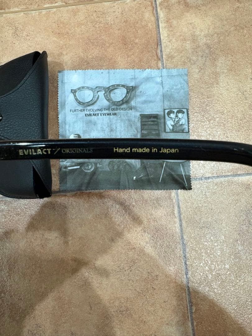 Evilact サングラス ネイビー日本製