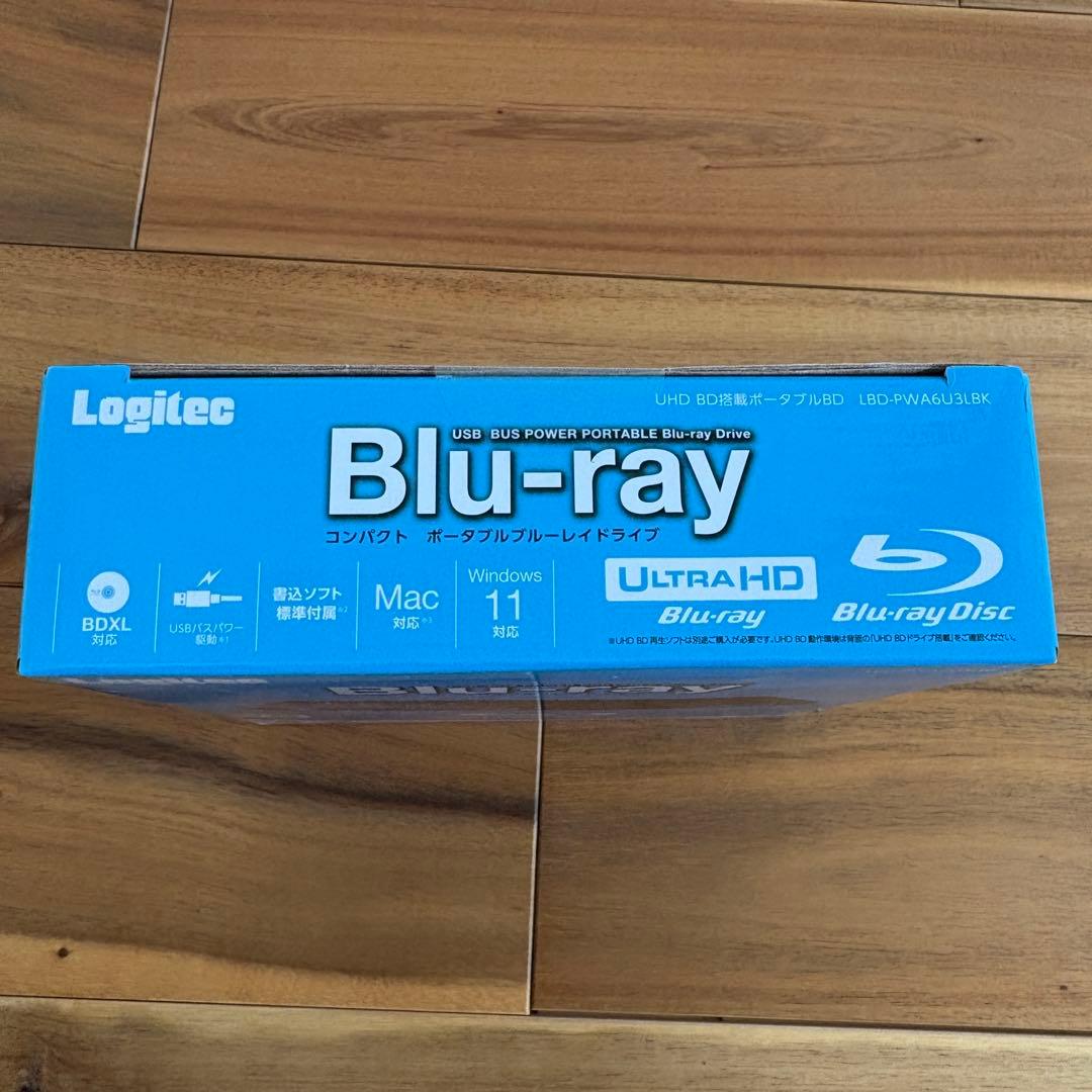 Logitec ポータブルブルーレイドライブ LBD-PNAU6J15X