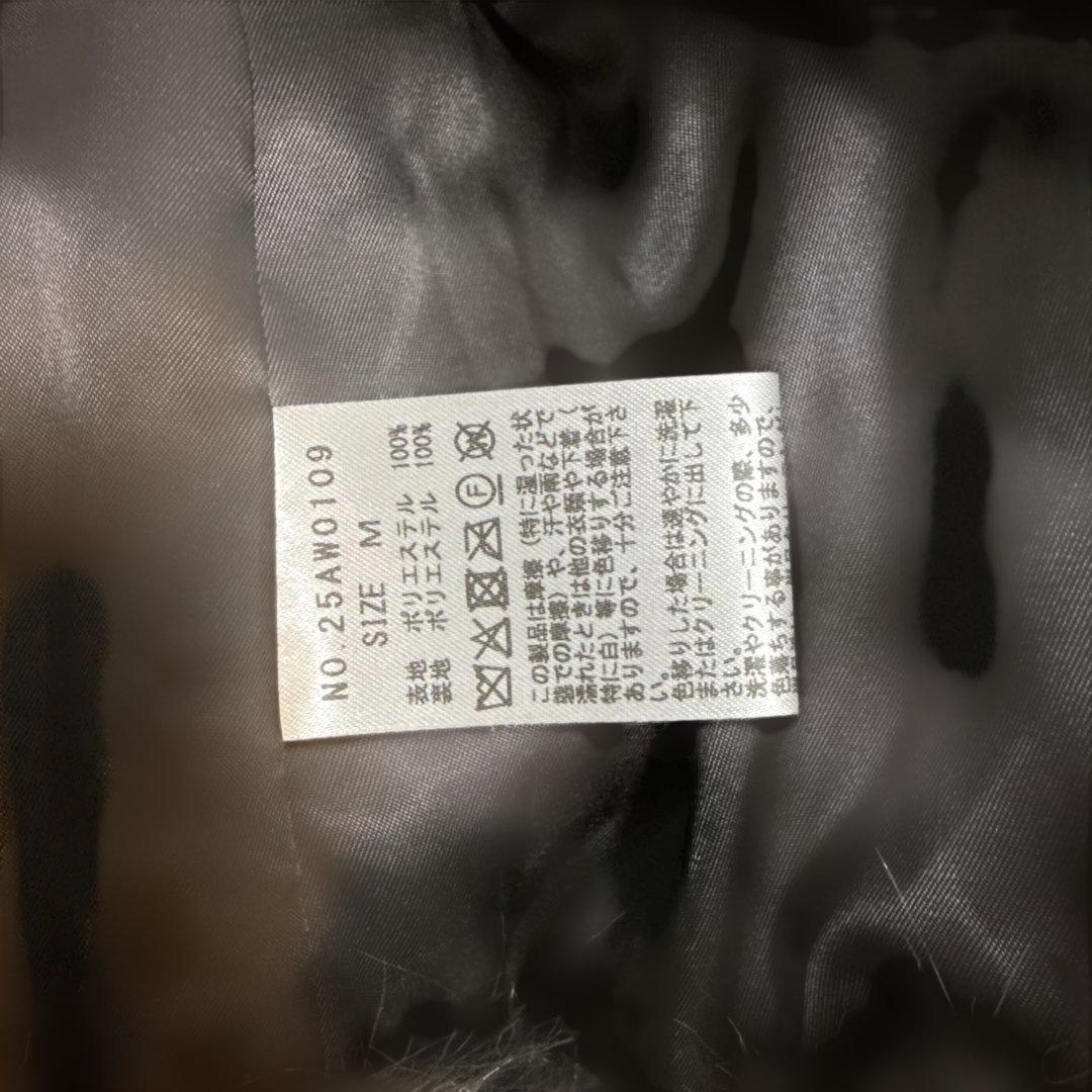 Re:EDIT フォーファーステンカラーコート ブラウンファーコート M