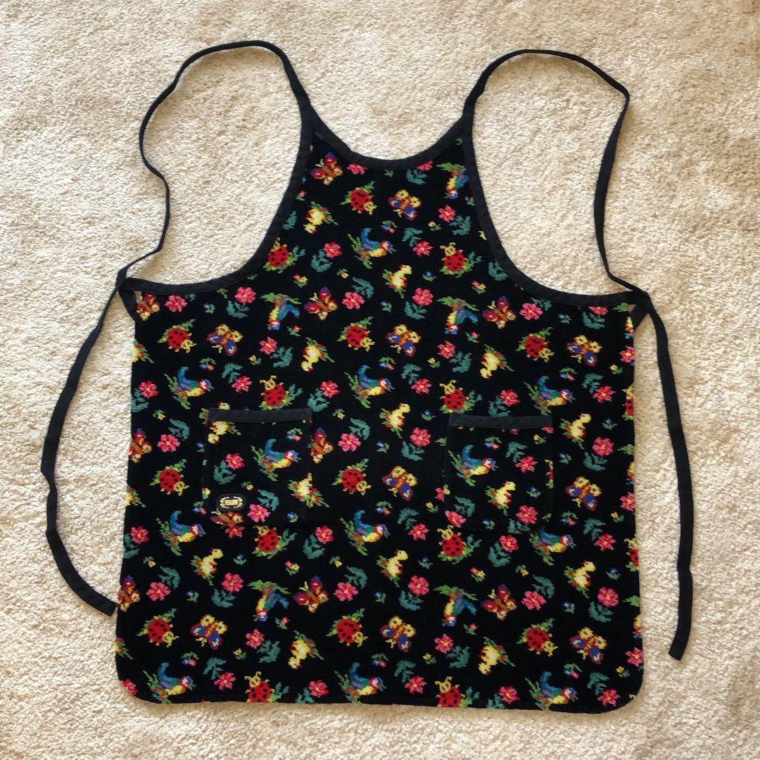 フェイラー　ハイジ　エプロン　ブラック