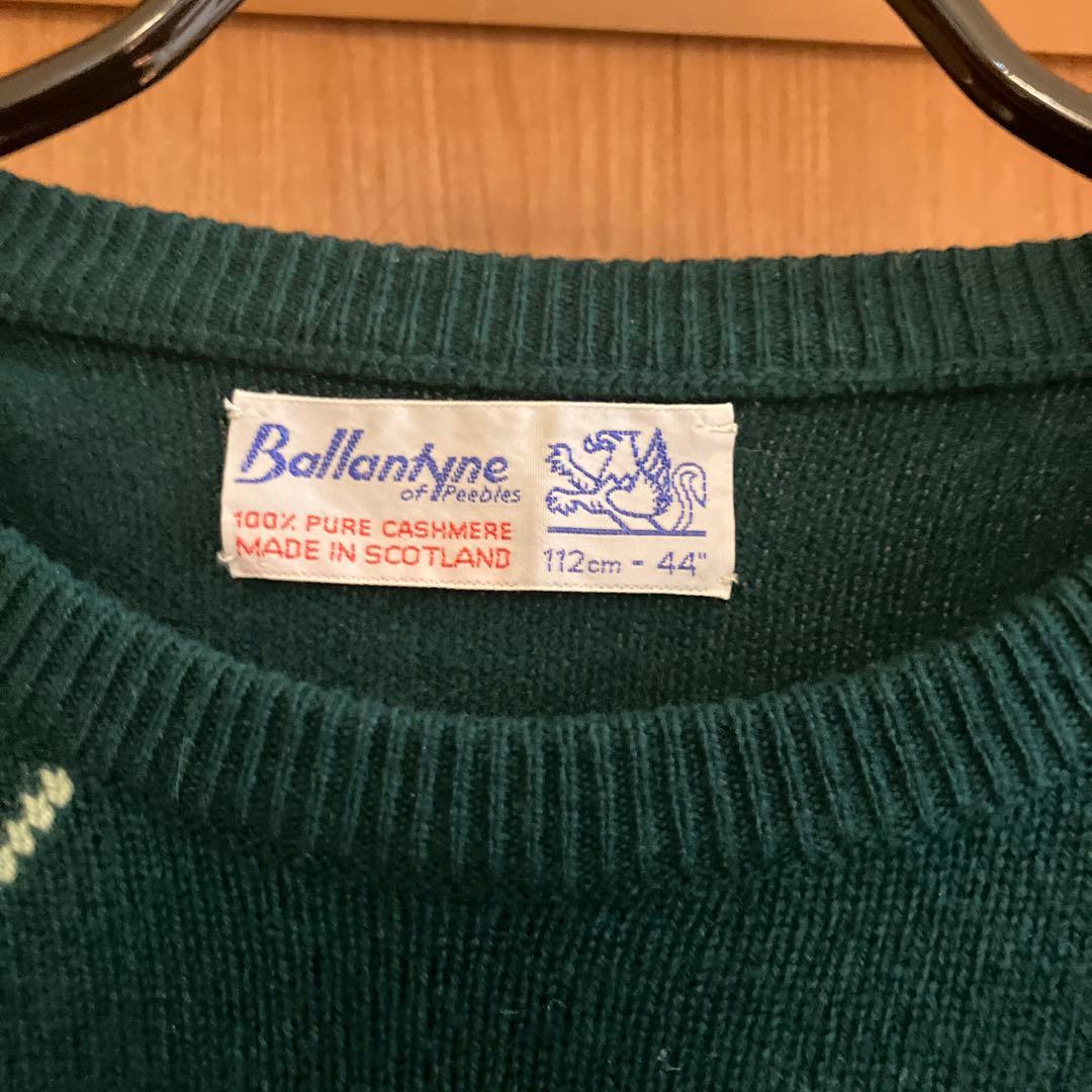 Ballantyne100%カシミヤセーター