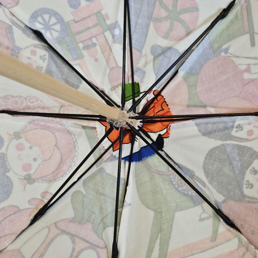希少　nuts　ナッツ　長傘　日傘　ポップ　カラフル　レトロ　ヴィンテージ