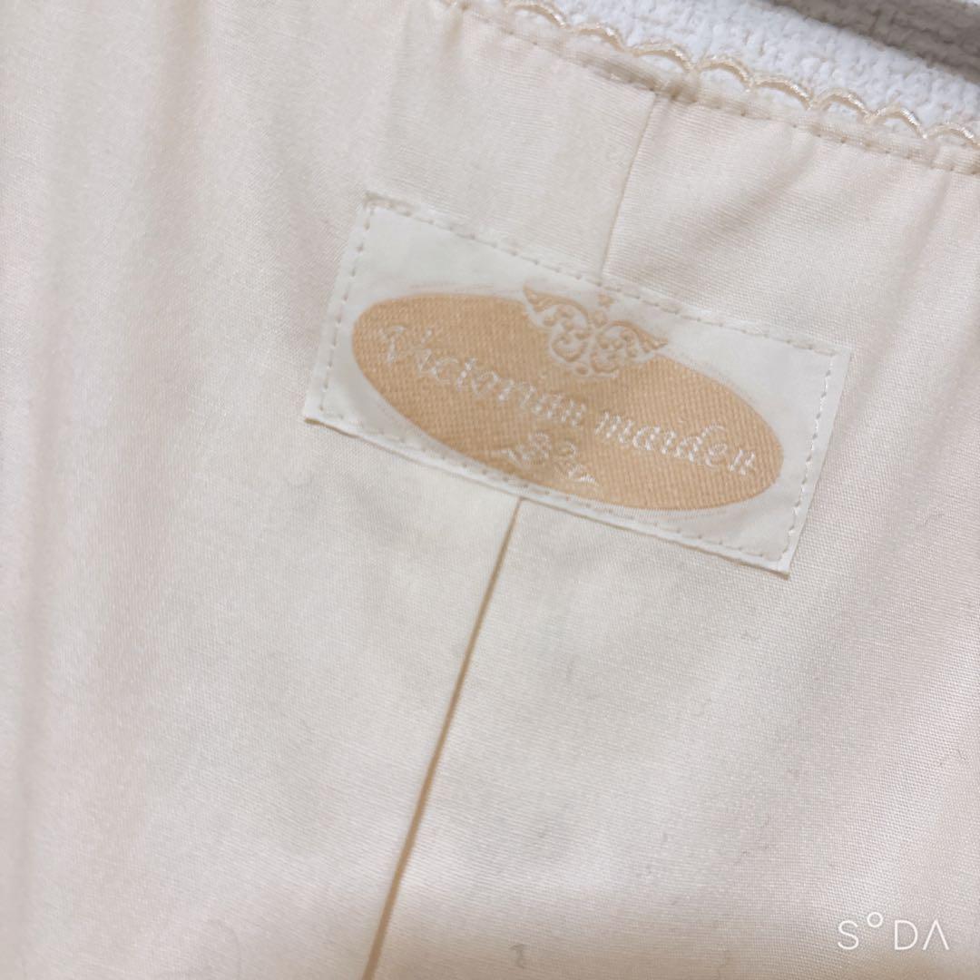 victorian maidenエプロンフリルドレスJSKアイボリー