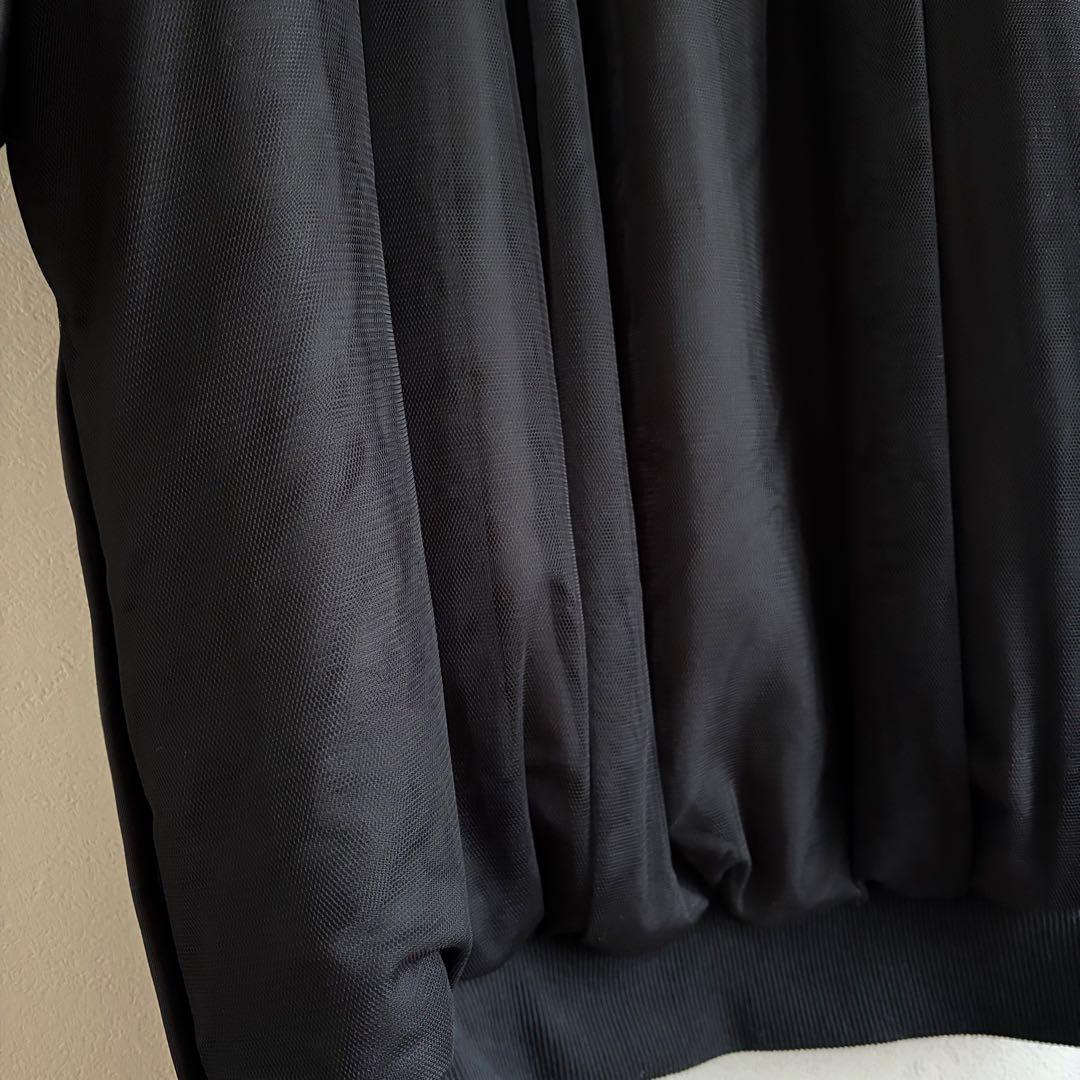 ScoLar スカラー 蝶花刺繍チュール重ねブルゾン ブラック 完売品