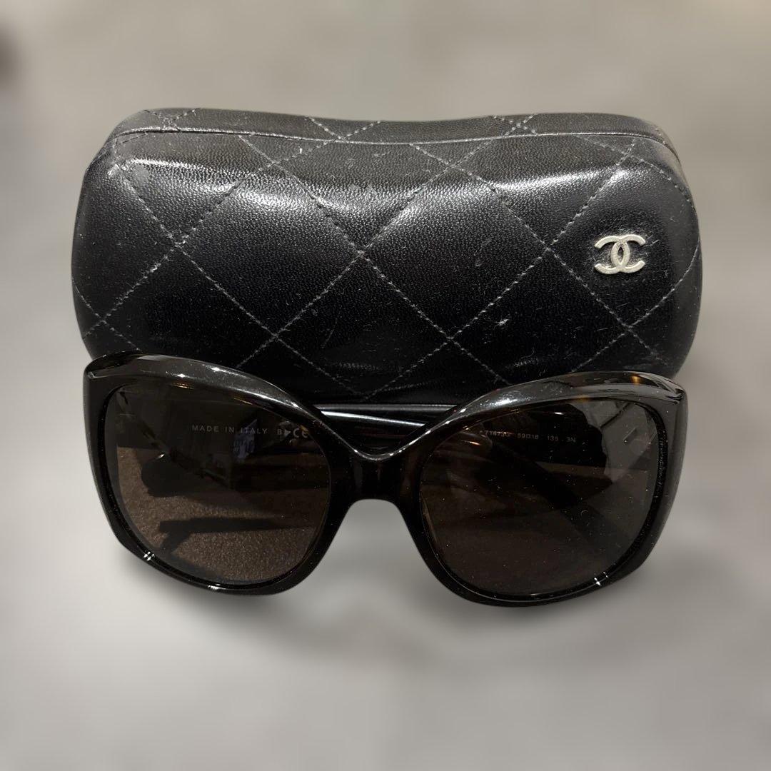 CHANEL　シャネル　サングラス　べっ甲　ココマーク　5183-A