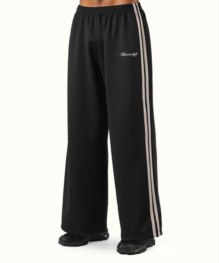 リフトLYFTブラック ストライプ ジャージ セットアップLサイズ