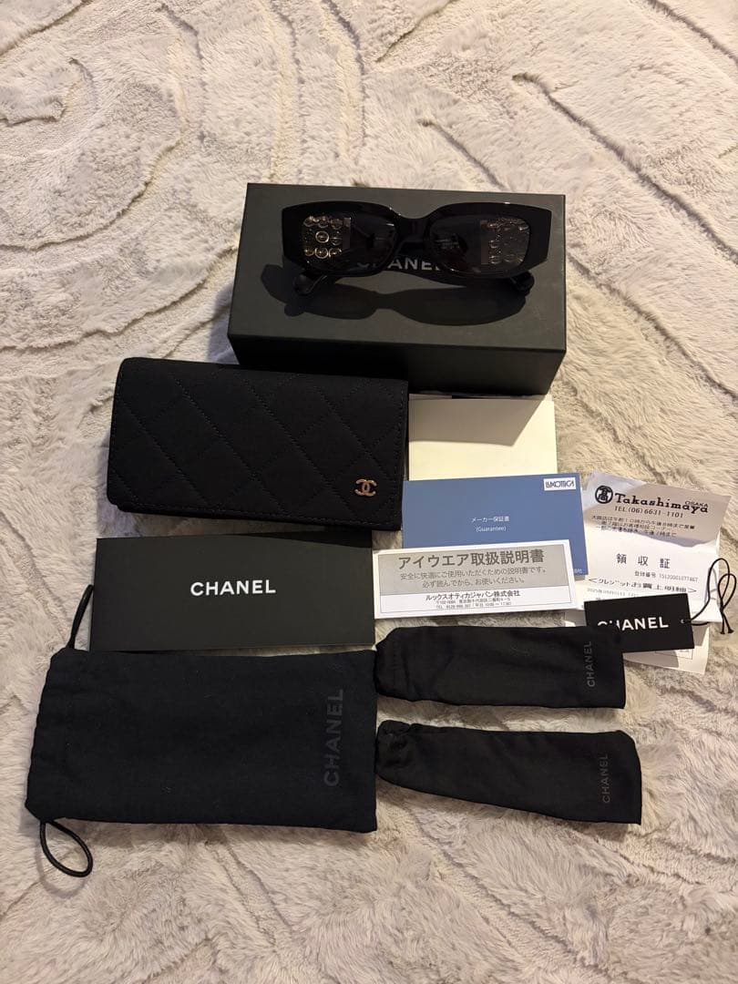 売り切り最安値　国内完売 シャネル サングラス オーバル シェイプ25ss
