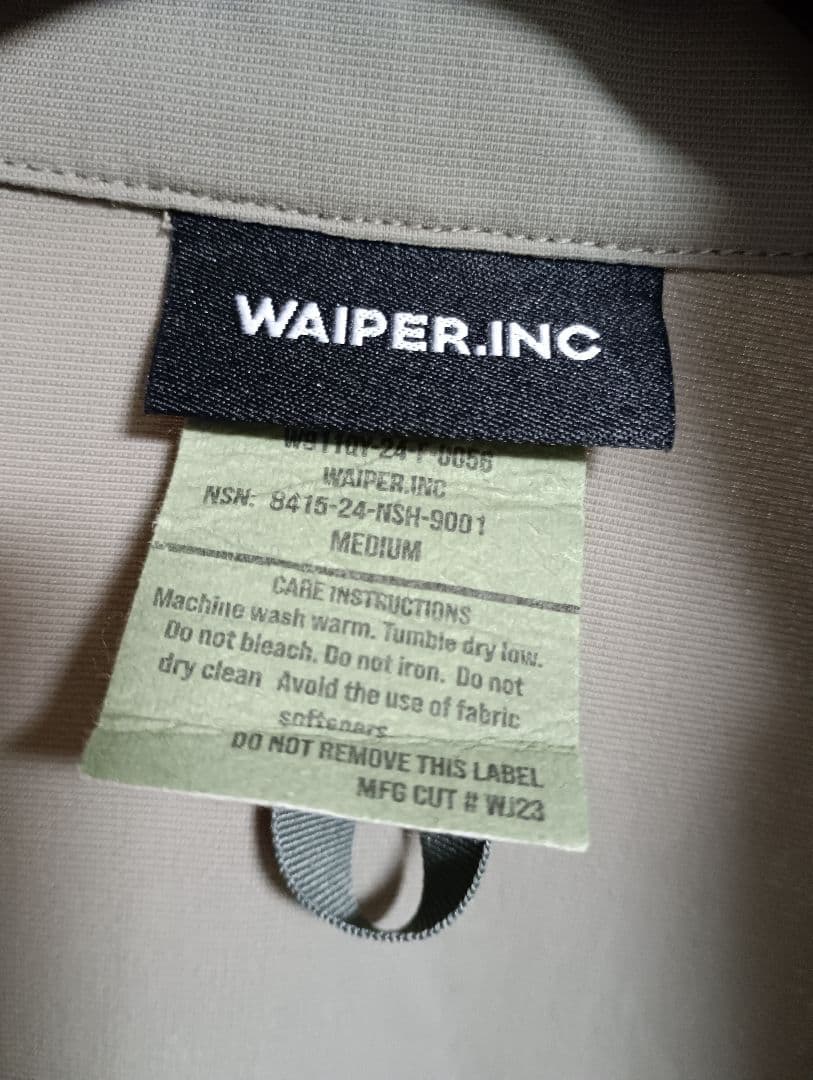 ジャケット・アウター WAIPER LEVEL5 SOFTSHELL JACKET A.GREEN