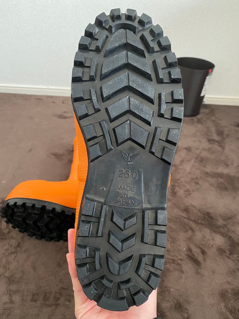 冷蔵庫長靴 -60度 26.0cm オレンジ シバタ工業 NR013