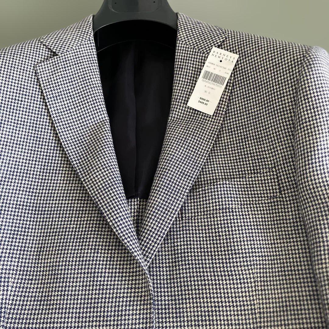 お値下げ！新品未使用ハワイで購入Pattrell ジャケット ハウンドトゥース