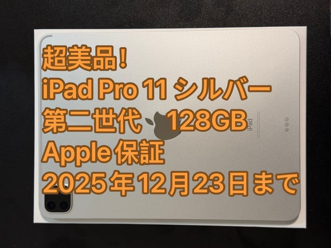 iPad Pro 11 シルバー 第二世代 128GB