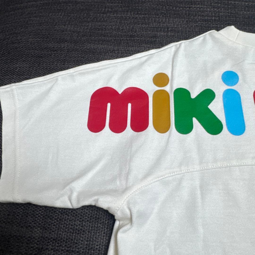 ミキハウス　Tシャツ　バックロゴ　100 新品　半袖　トップス