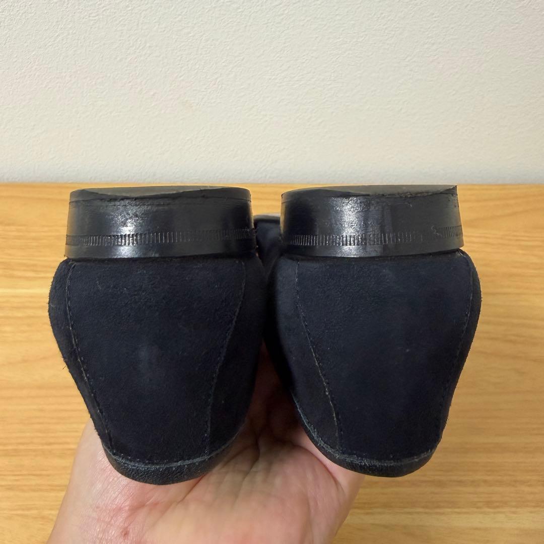 グッチ　ホースビット　ローファー　スエード　ネイビー　8サイズ