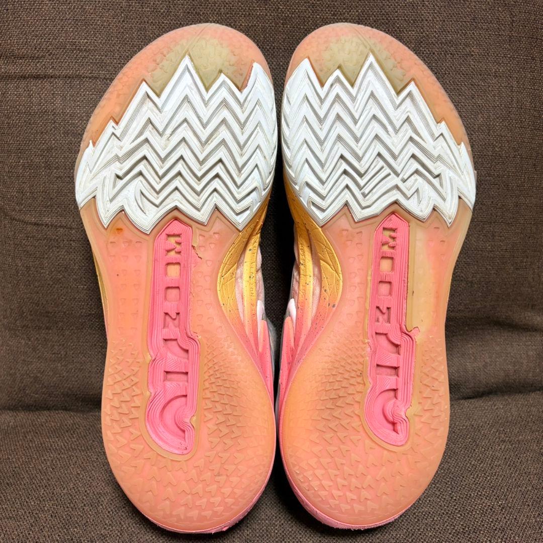 Nike バスケットボールシューズ ホワイト/ピンク/グレー