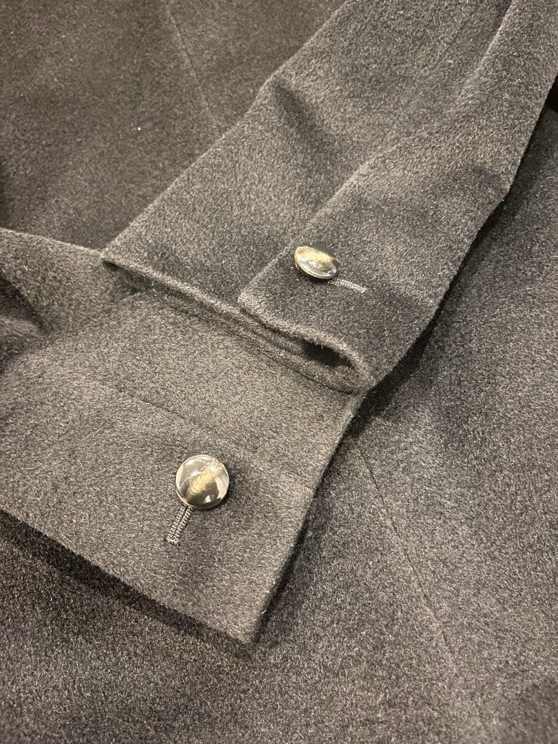 マックスマーラ コート 白タグ ウール アルパカ混　黒 コート　レディース　M