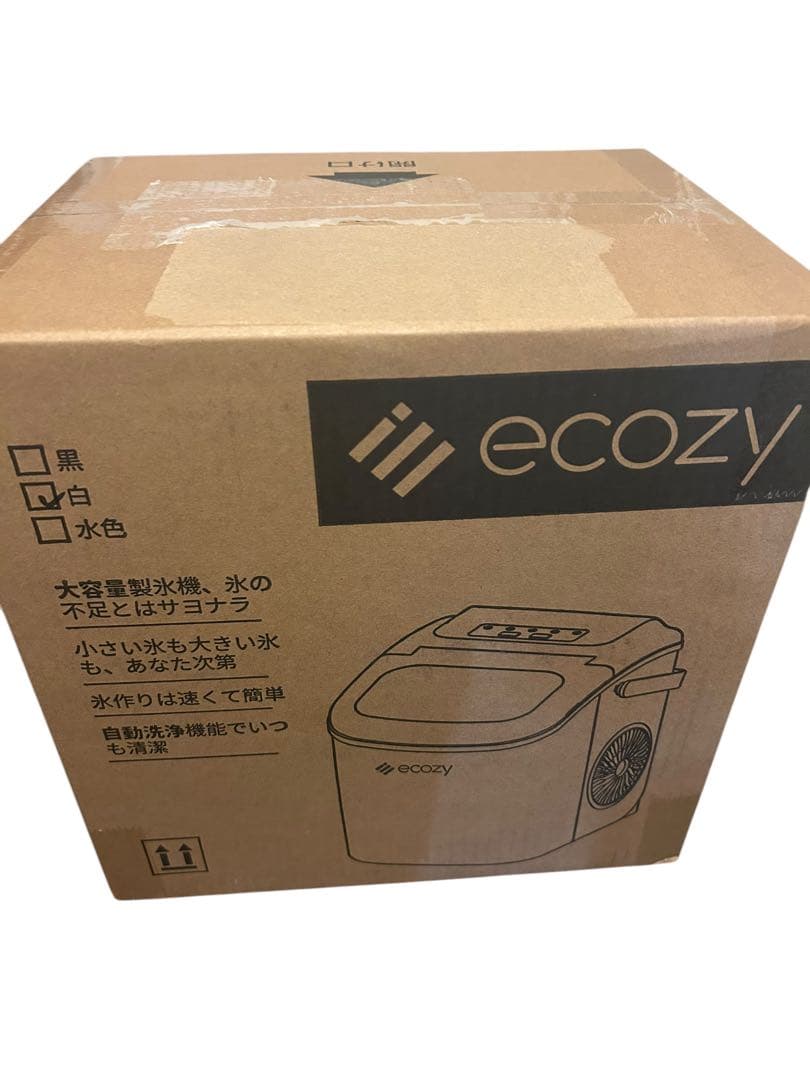 製氷機 家庭用 高速製氷機 最速6分 自動洗浄機能付き 2サイズの氷 コンパクト