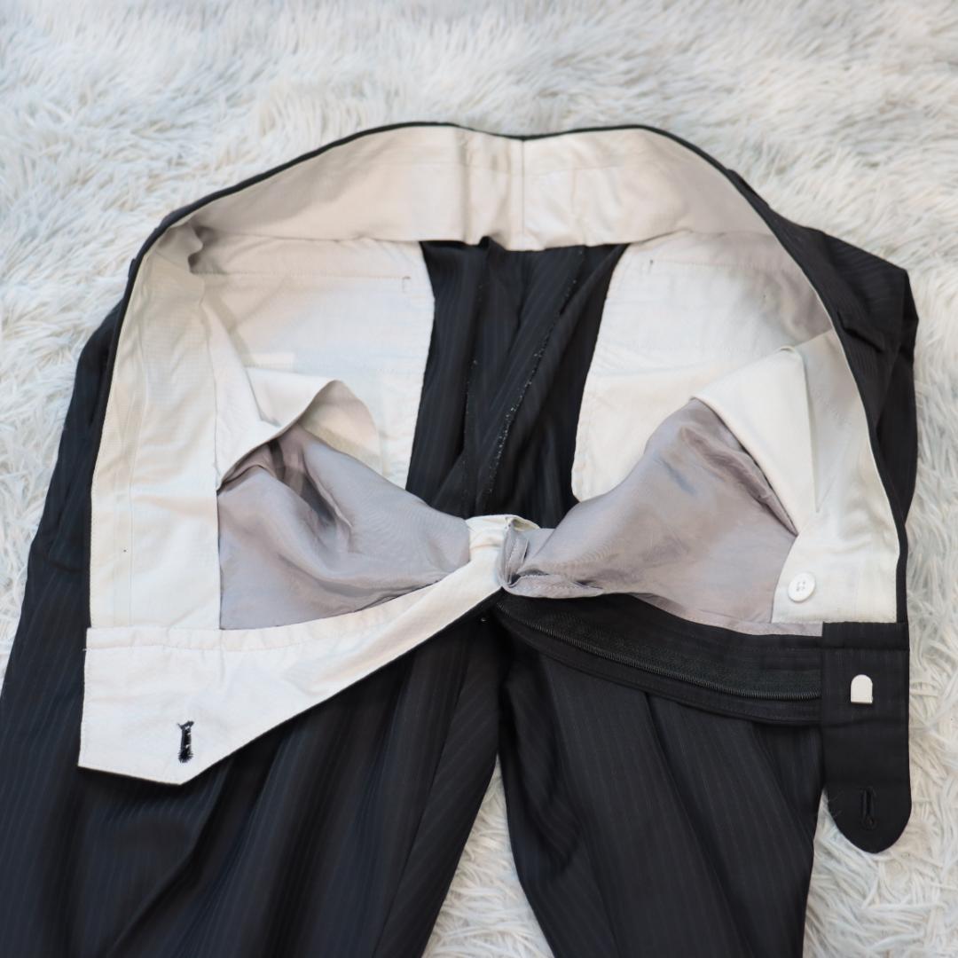 バーバリーロンドン✨セットアップスーツ　ＡＢ６　黒　ストライプ　Burberry