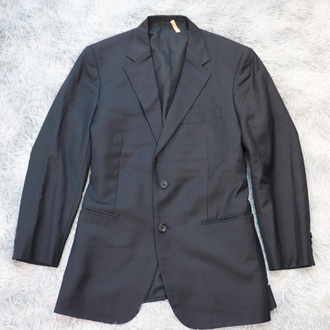 バーバリーロンドン✨セットアップスーツ　ＡＢ６　黒　ストライプ　Burberry