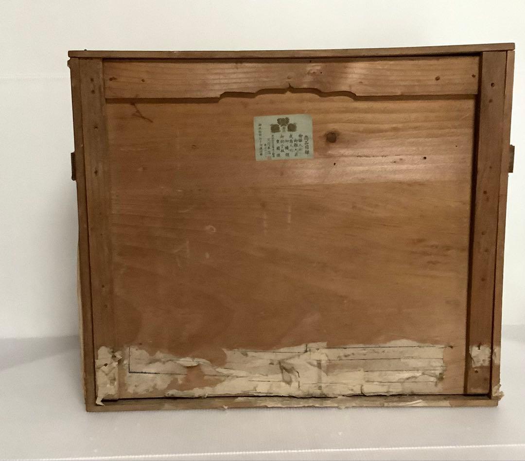 十軒店久月♪戦前の武者人形♪五月人形♪神功皇后と武内宿禰♪共箱入♪手指欠け