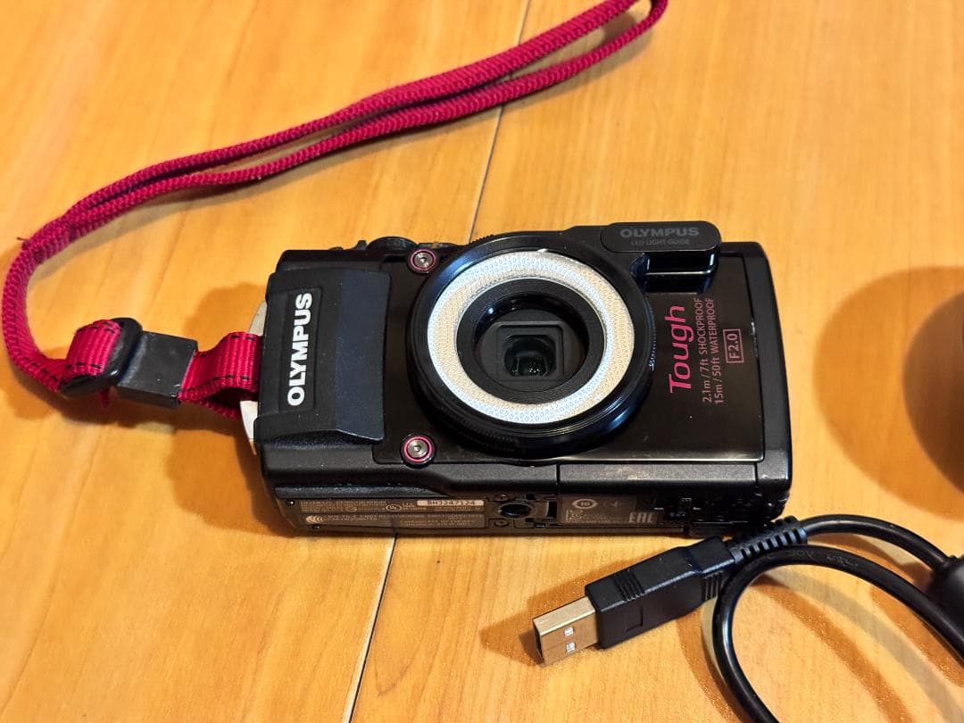 【超格安】オリンパス TG4/LEDガイド/ワイコン（アダプタ付き）セット