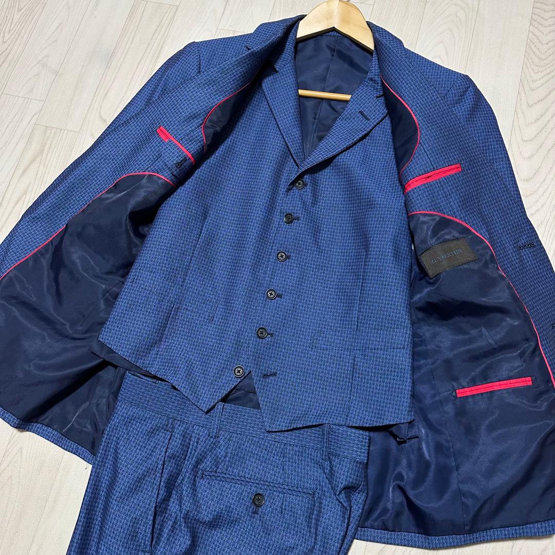 【極美品✨】GARNIER ガルニエ スーツ 激レア旧タグ スリーピース L