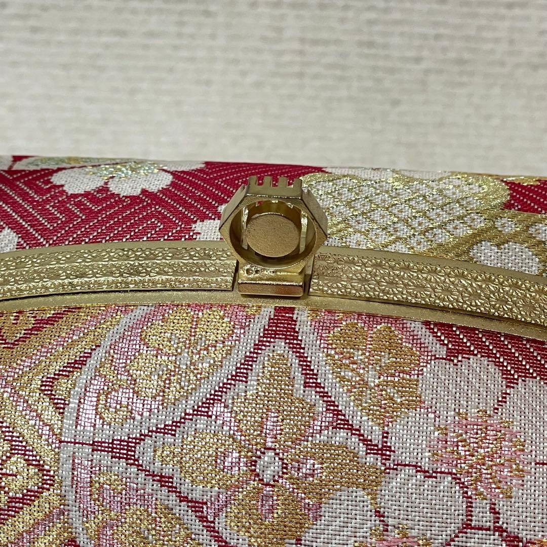 帯地の豪華な振袖用 バック 草履 セット（ふっくら鼻緒で痛くなりにくい♪）