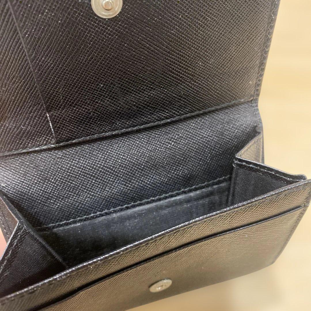PRADA ブラックレザー 名刺入れ