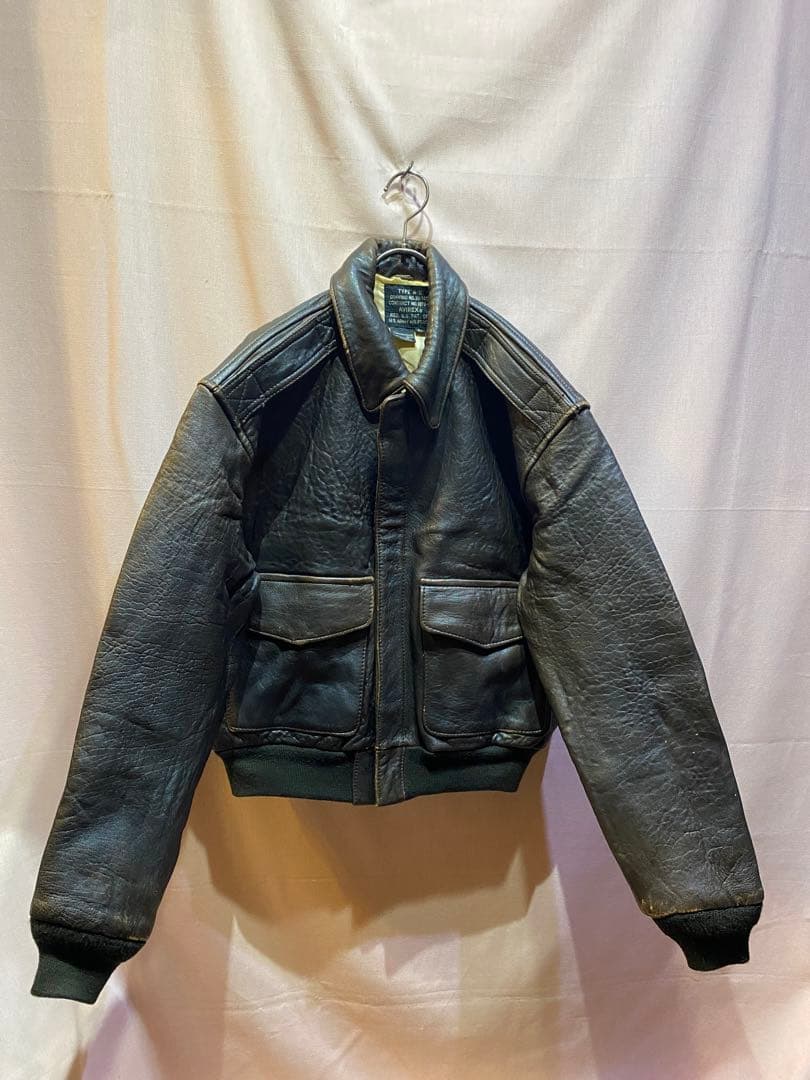 AVIREX アヴィレックス A-2 フライトジャケット ブラウン　XS